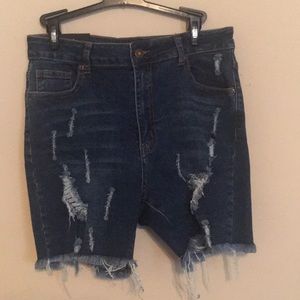 NWT Woman’s denim shorts ~ large